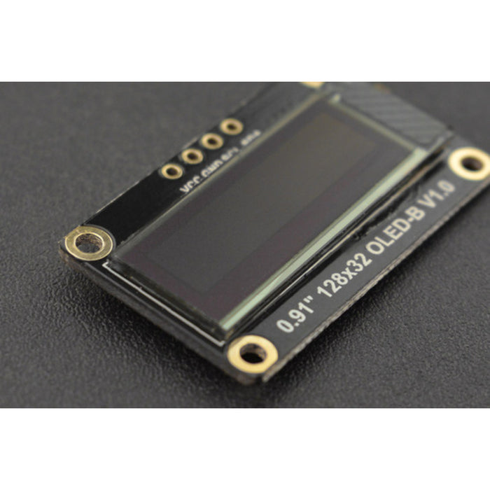 Monochrome 0.91”128x32 I2C OLED Display