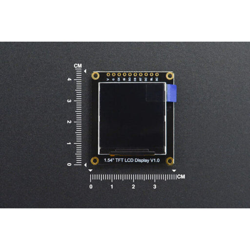 1.54" 240x240 IPS TFT LCD Display with MicroSD Card Breakout