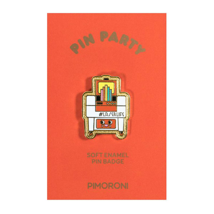 Pimoroni Pin Party Enamel Pin Badge - Component Pizza