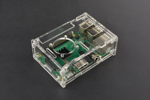 Transparent Acrylic Case for Raspberry Pi B+/2B/3B