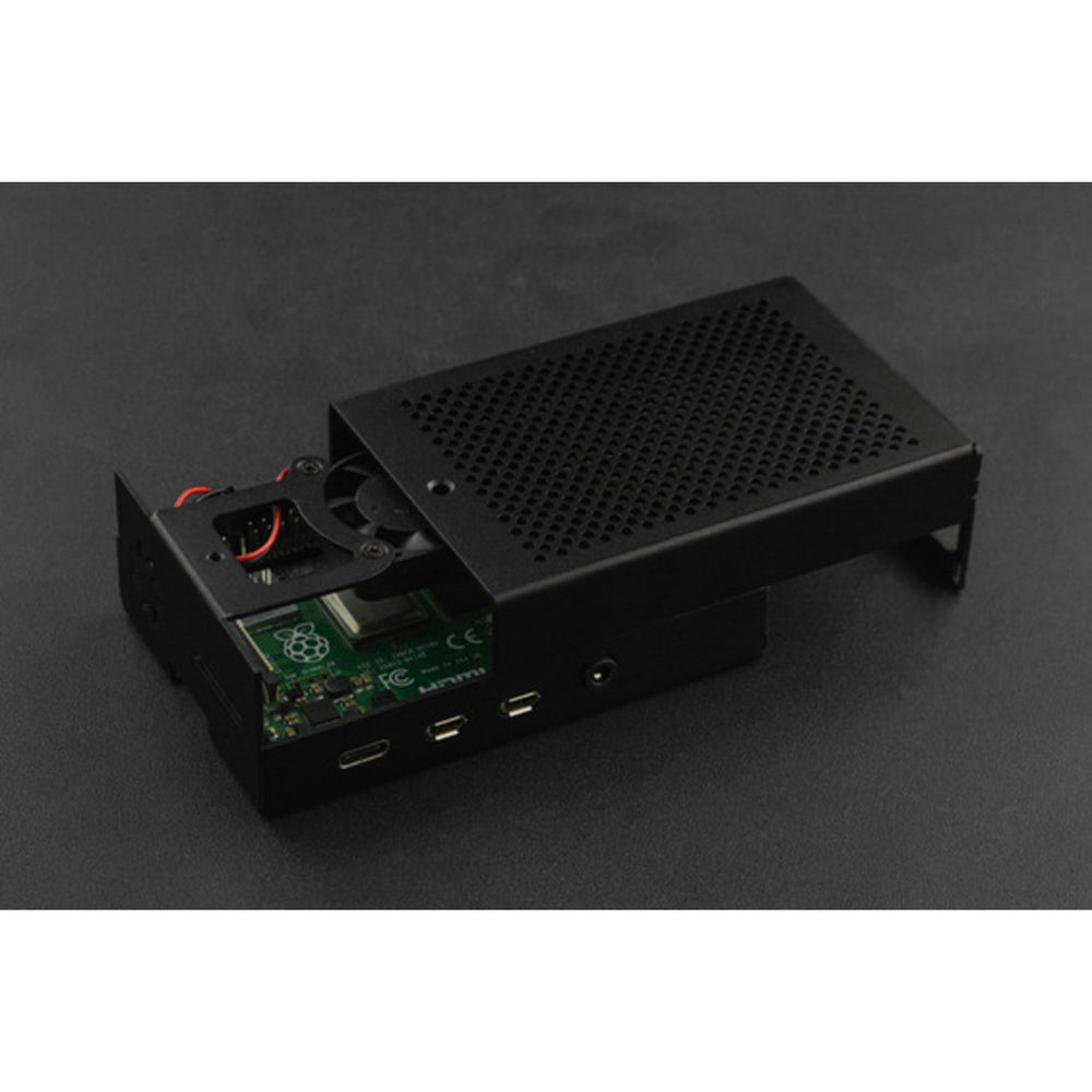 Aluminum Case for Raspberry Pi 4 (with Heatsink & Fan)