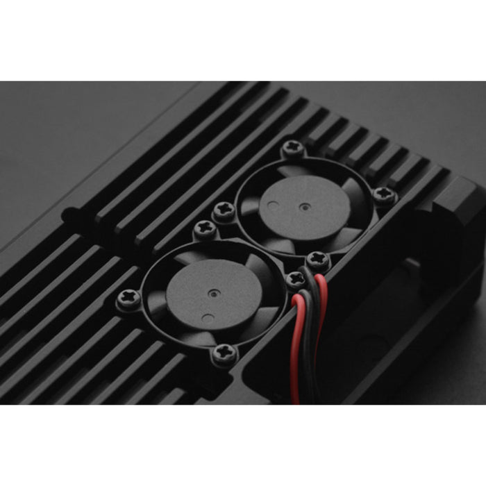 Armor Case With Dual Fans(2510) for Raspberry Pi 4