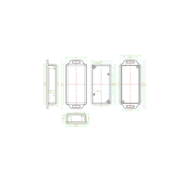 Plastic Project Box Enclosure for FireBeetle - 3.15 x 1.61 x 0.79 inch