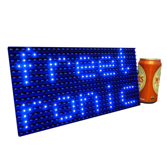 Blue LED Dot Matrix Display Panel 32x16 (512 LEDs)