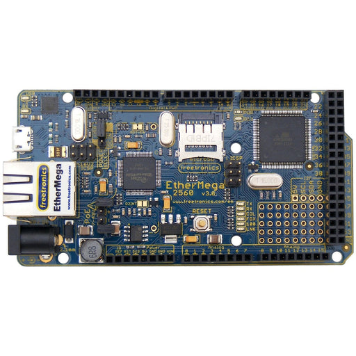 EtherMega (100% Arduino Mega 2560 compatible with onboard Ethernet)