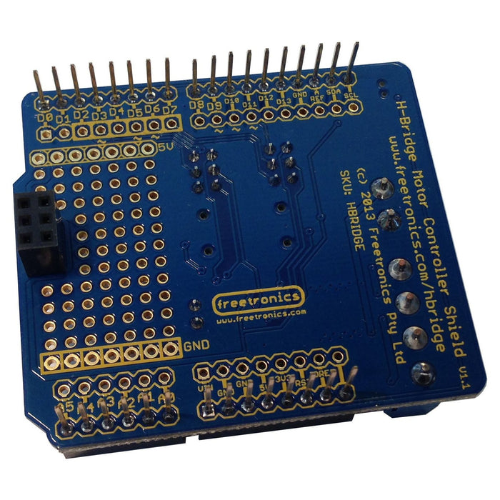 Dual Channel H-Bridge Motor Driver Shield