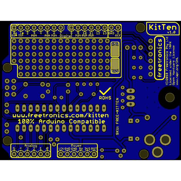 KitTen (Arduino-compatible kit)