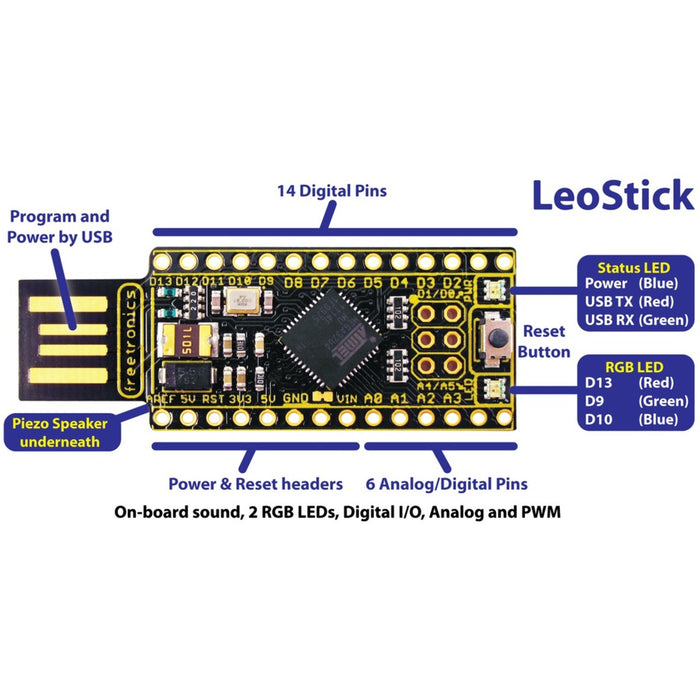 LeoStick (Arduino Compatible)