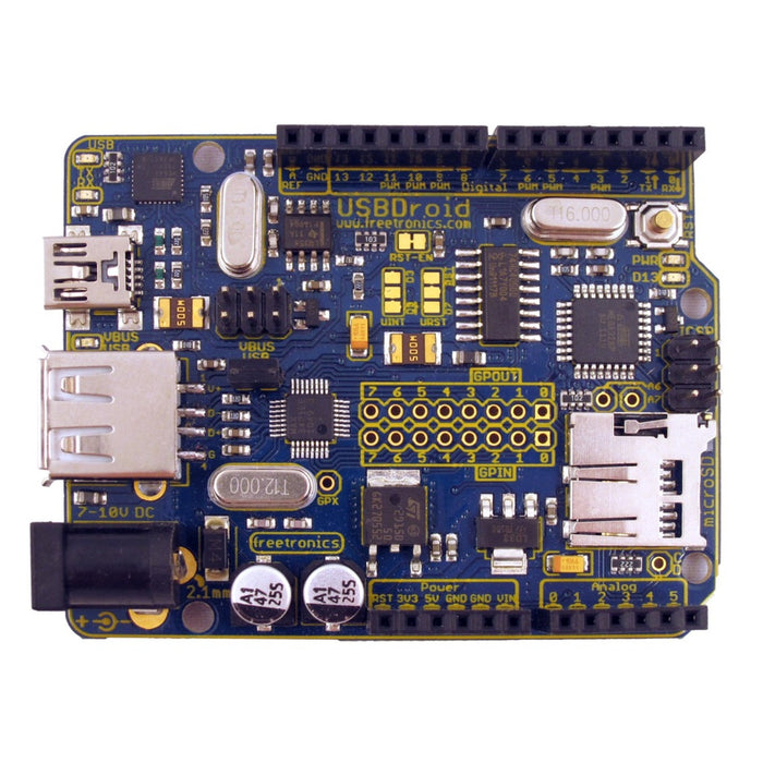 USBDroid (Arduino Uno compatible with onboard Android/USB Host)