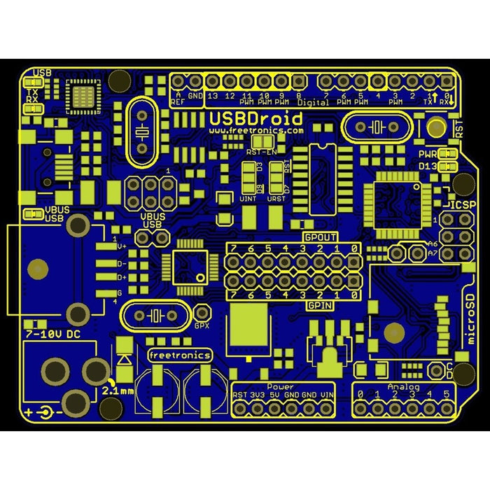 USBDroid (Arduino Uno compatible with onboard Android/USB Host)