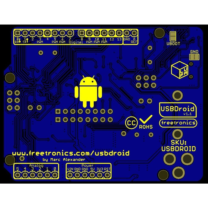 USBDroid (Arduino Uno compatible with onboard Android/USB Host)