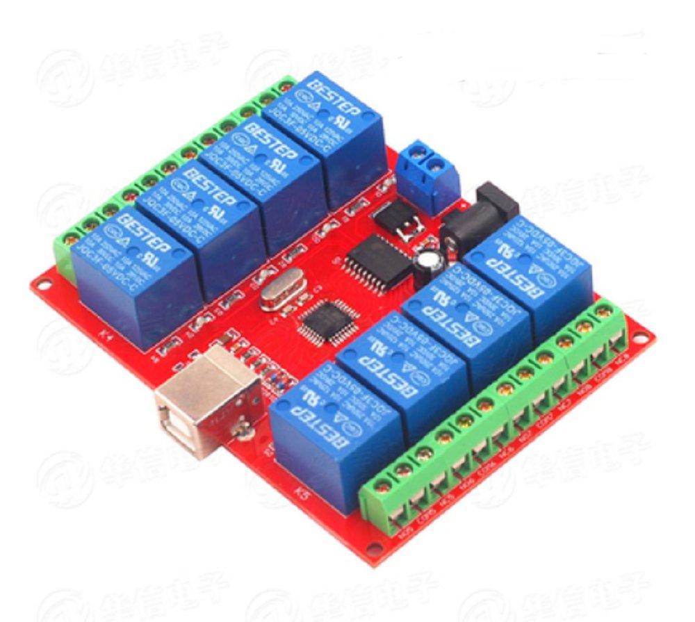 8 Channel 12V Relay Module 10A USB