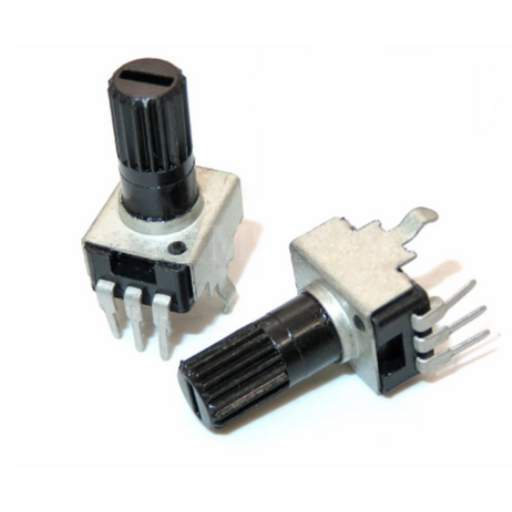 Potentiometer with Built In Knob - 10K ohm