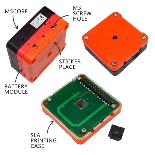 M5Core + 700mAh Battery Module + Base with FLIR 3.0