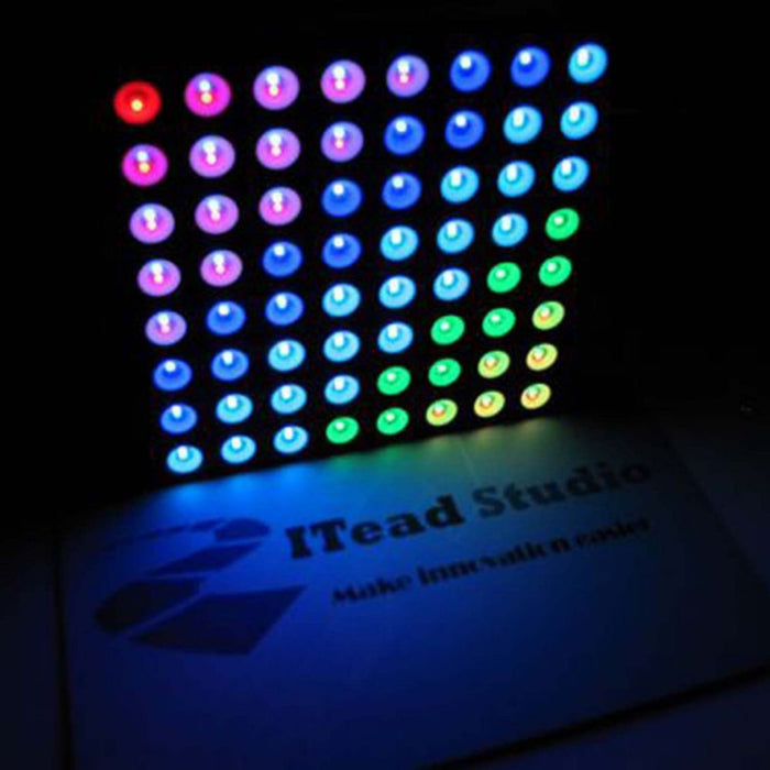 60mm Square 8*8 LED Matrix - RGB (Circle-Dot)