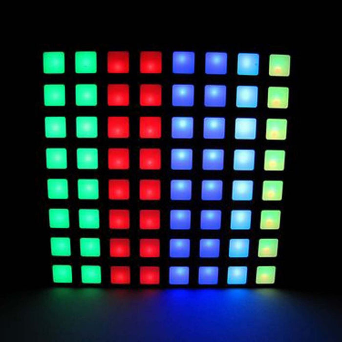 60mm Square 8*8 LED Matrix - RGB (Square-Dot)