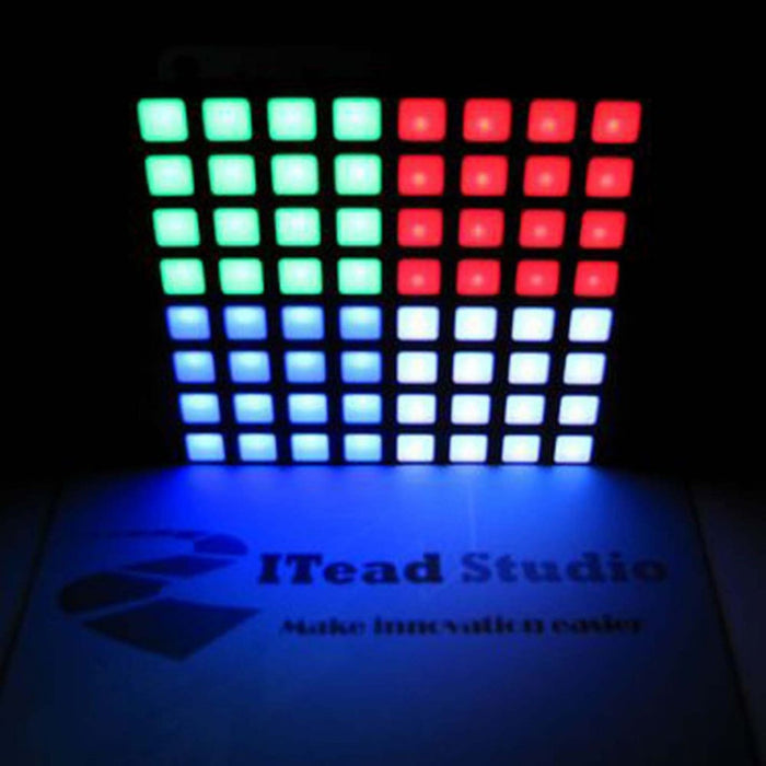 60mm Square 8*8 LED Matrix - RGB (Square-Dot)