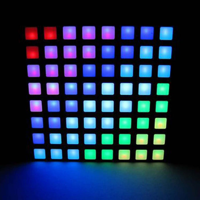 60mm Square 8*8 LED Matrix - RGB (Square-Dot)