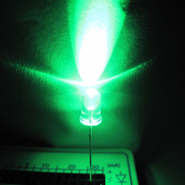 5mm LED - Green (10 Pcs)