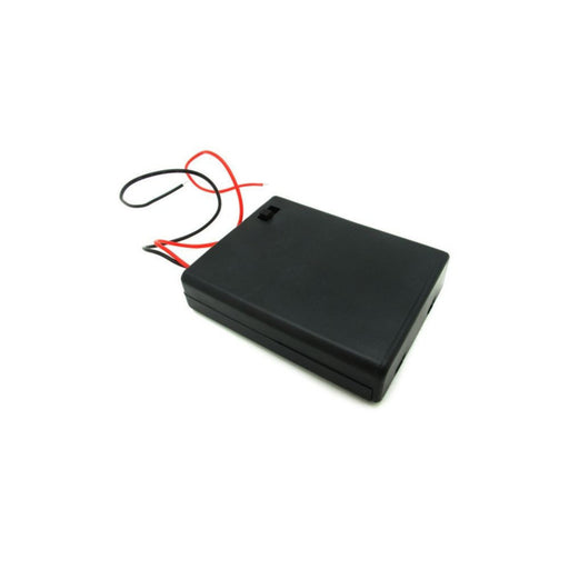 Battery Holder with Switch - 4 x AAA