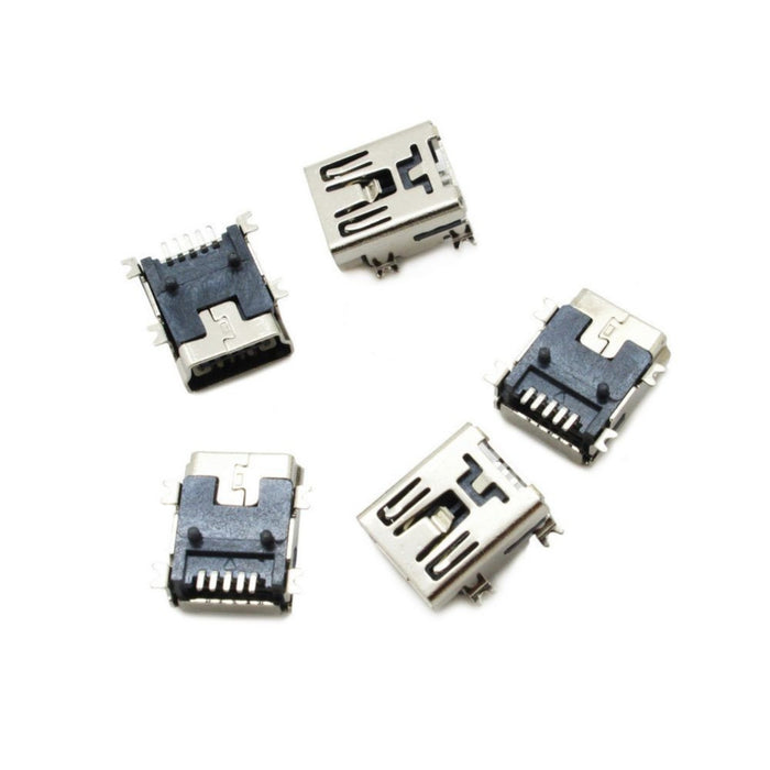 USB Type Mini 5-Pin SMD Female Connector Socket (5pcs)