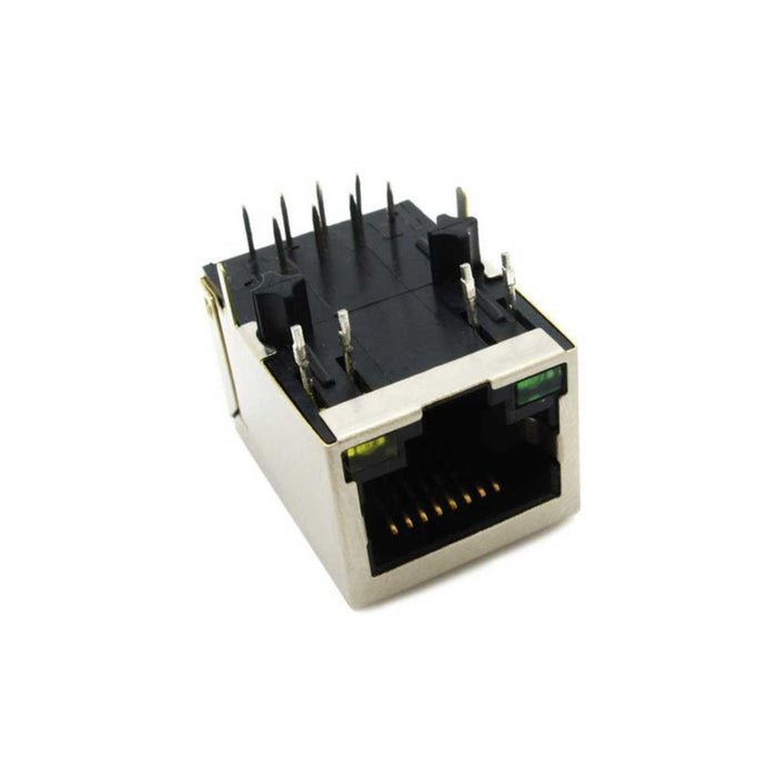 HR911105A RJ45 CAT5 Lan Ethernet LED Connector Socket