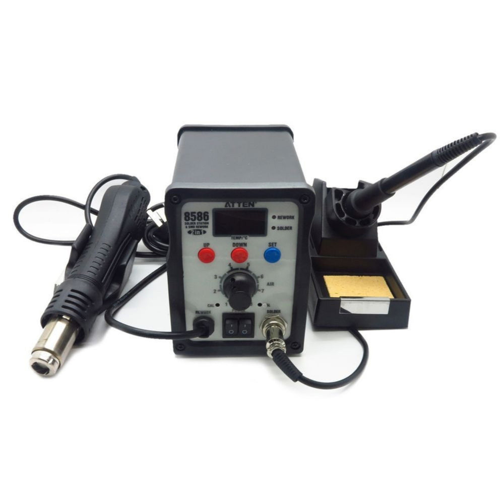 AT8586 Thermo-Control Anti-static Soldering Station and SMD Rework