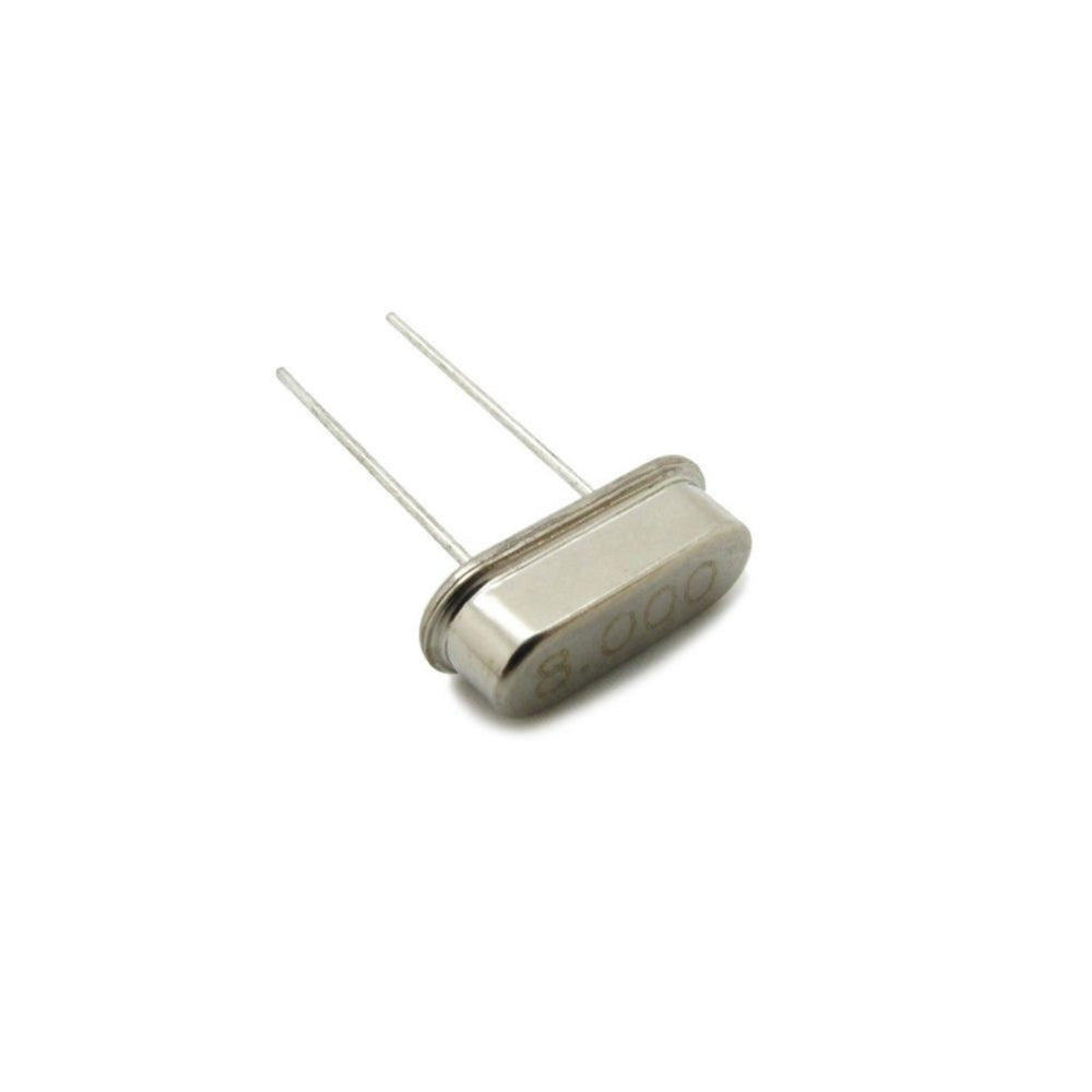 Crystal Oscillator 11.2 × 4.7 × 3.6 Through Hole 8MHz(10 Pcs)