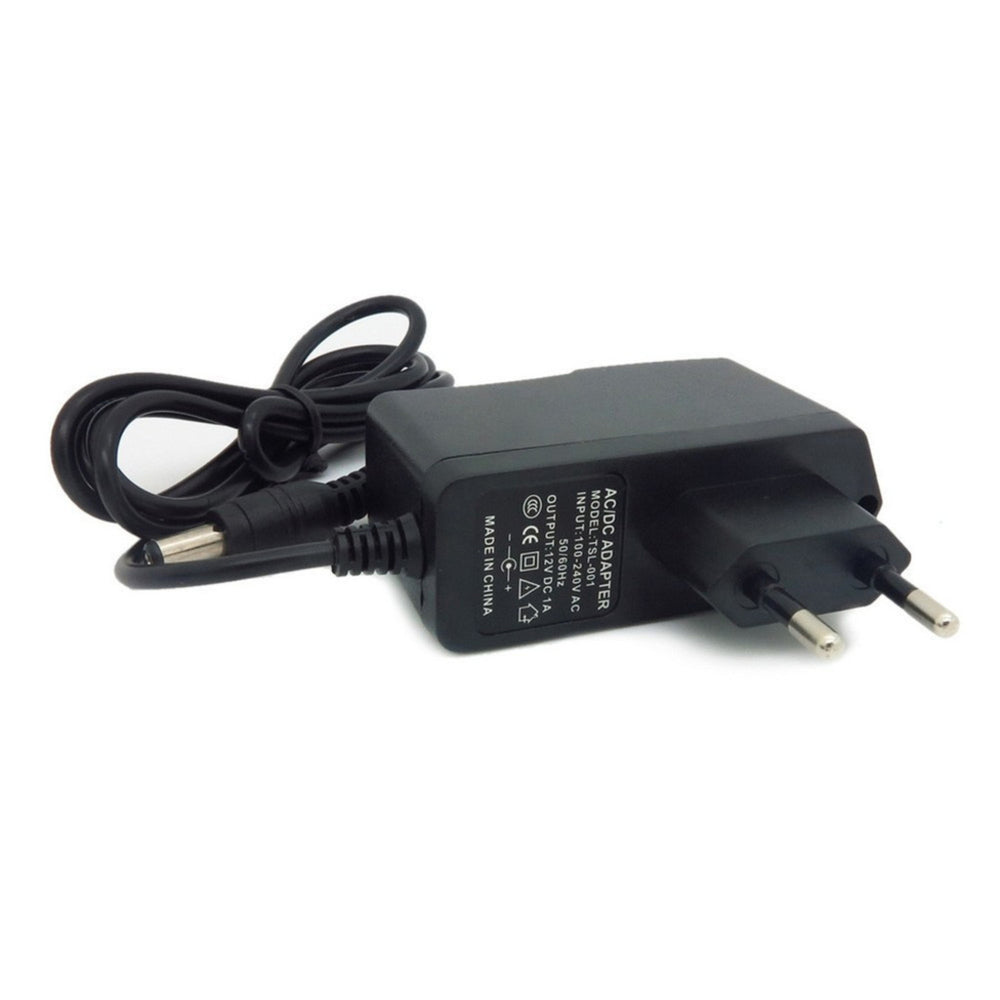 EU 12V 1A  AC/DC Power Adapter with Cable