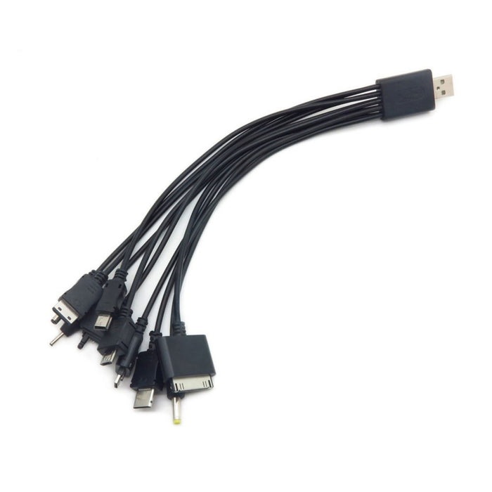 10 in 1 USB Mobile Phone Charger Patch Cable