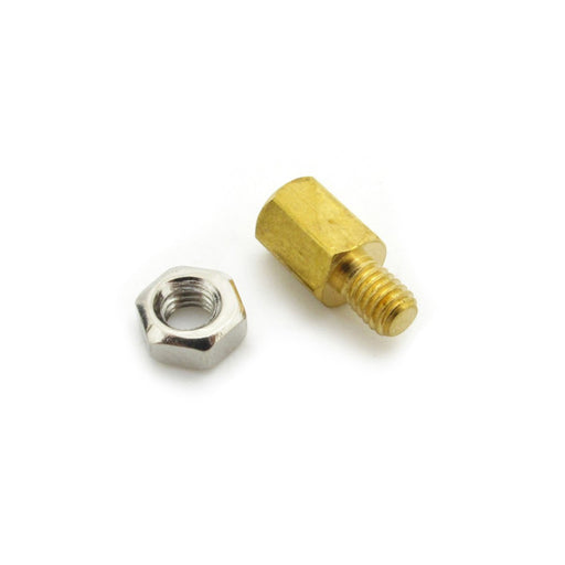 Φ3mm 4mm+6mm Hexagon Copper Cylinder With Nut (10Pcs)