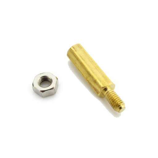 Φ3mm 6mm+15mm Hexagon Copper Cylinder With Nut (10Pcs)