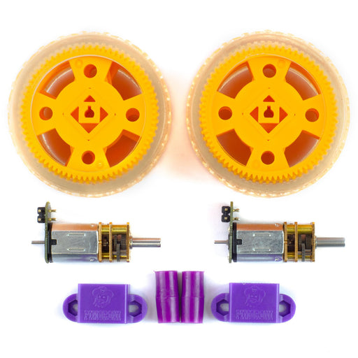 Maker Essentials - Micro-motors & Grippy Wheels