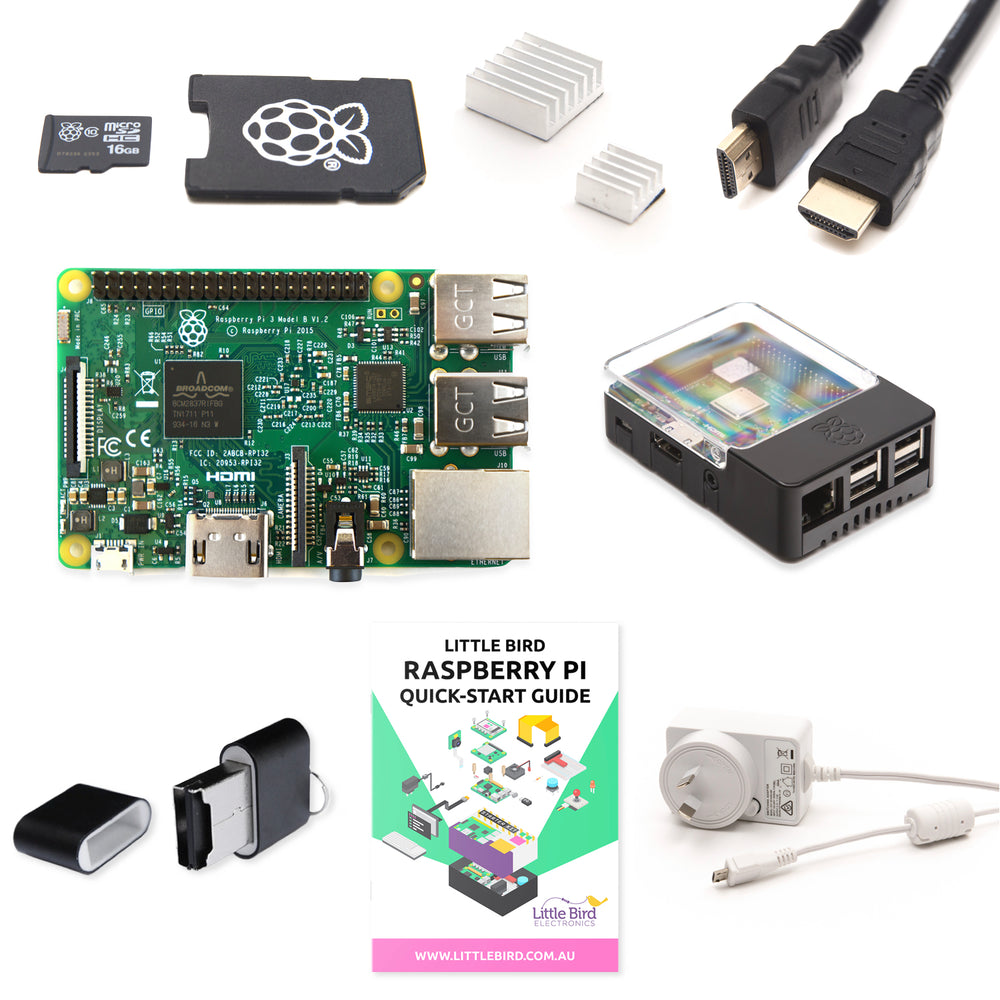 Little Bird Raspberry Pi 3 + Complete Starter Kit