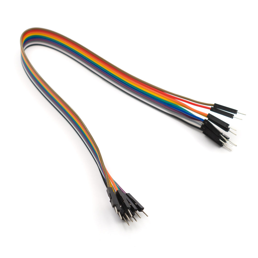 10 pin splittable jumper wire - 300mm  M/M