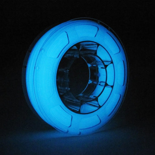 ABS Filament 1.75mm, 1Kg Roll - Glow-in-the-dark Blue