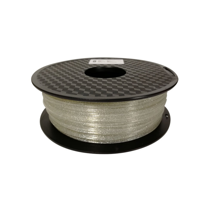 Shining PLA Filament 1.75mm, 1Kg Roll - Silver