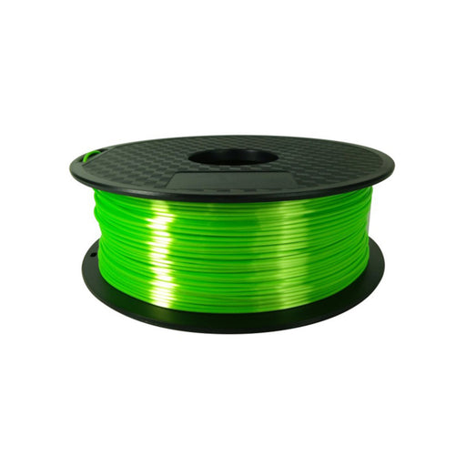 Silk-Like PLA Filament 1.75mm, 1Kg Roll - Green