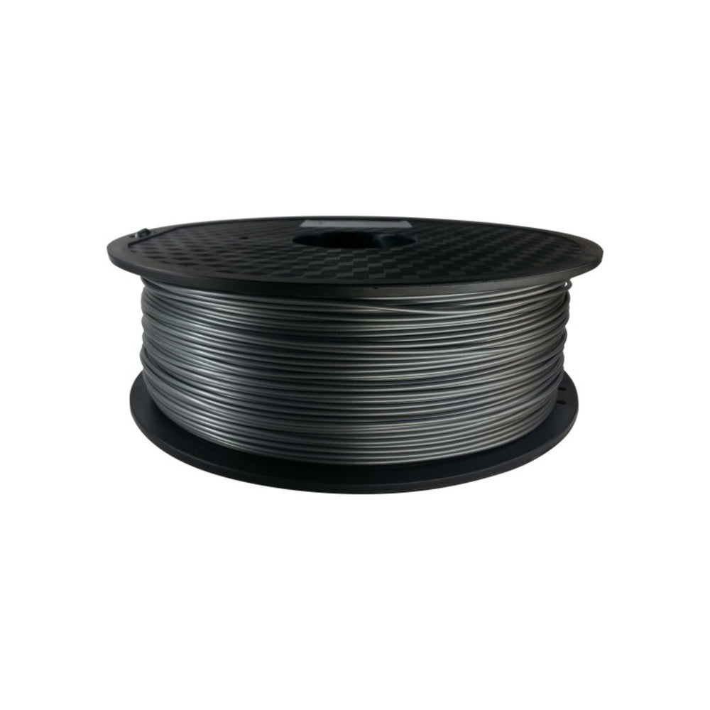 PLA Metal Filled Filament 1.75mm, 1Kg Roll - Aluminium