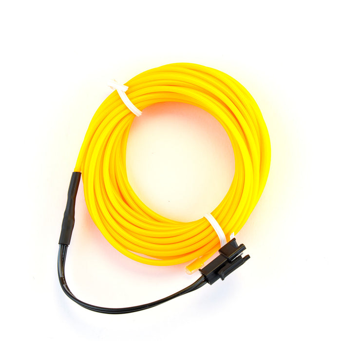 EL Wire - Yellow 5m With Inverter