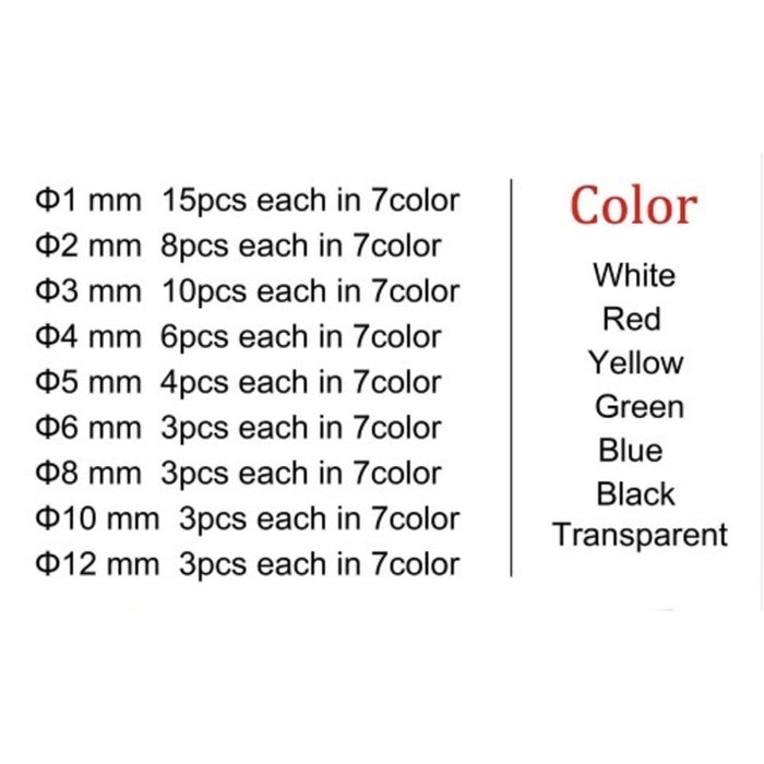 Heat shrink tube 385 pcs