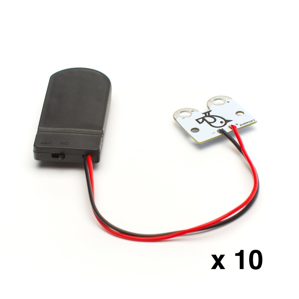 Safe Battery Pack Holder for CR2032 -10 pack