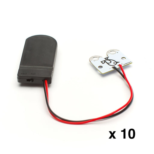 Safe Battery Pack Holder for CR2032 -10 pack