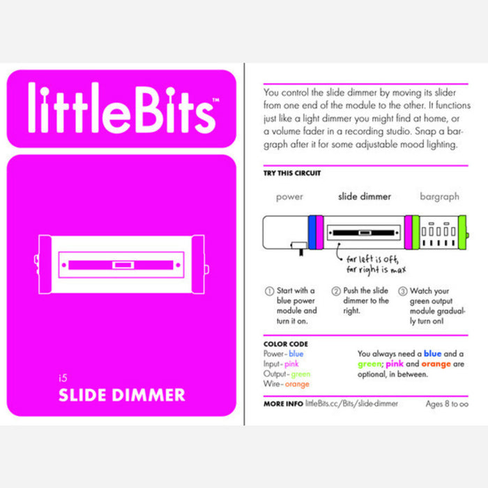 LittleBits Slide Dimmer