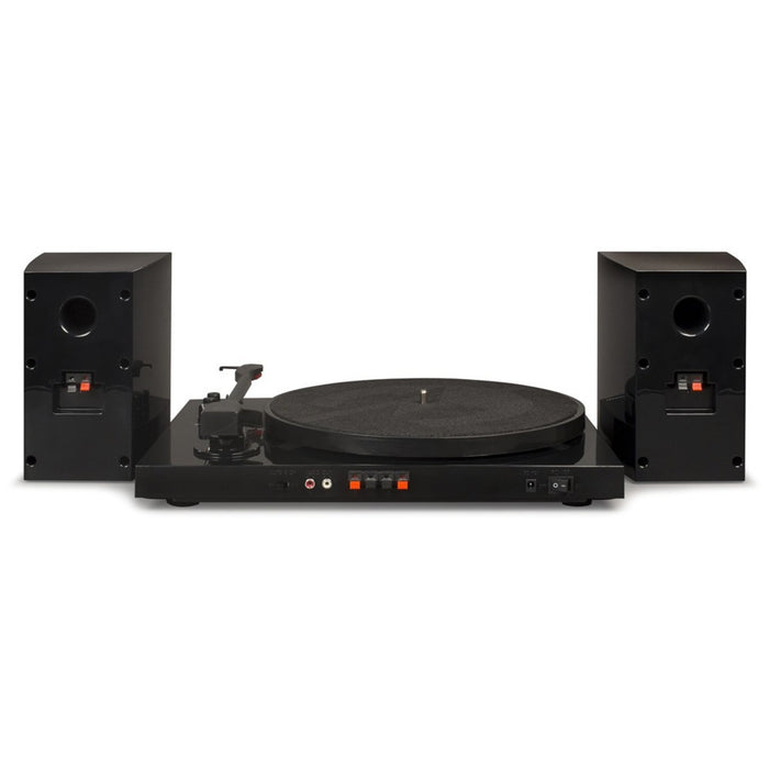 Crosley T100 Stereo Turntable With Speakers & Bluetooth - Black