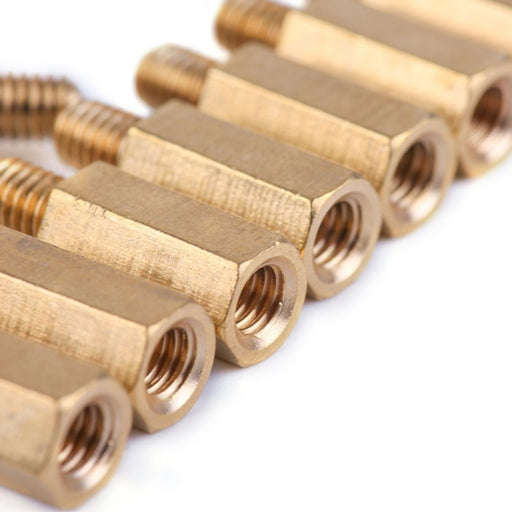 Brass Stud M4*12+6 (10-Pack)