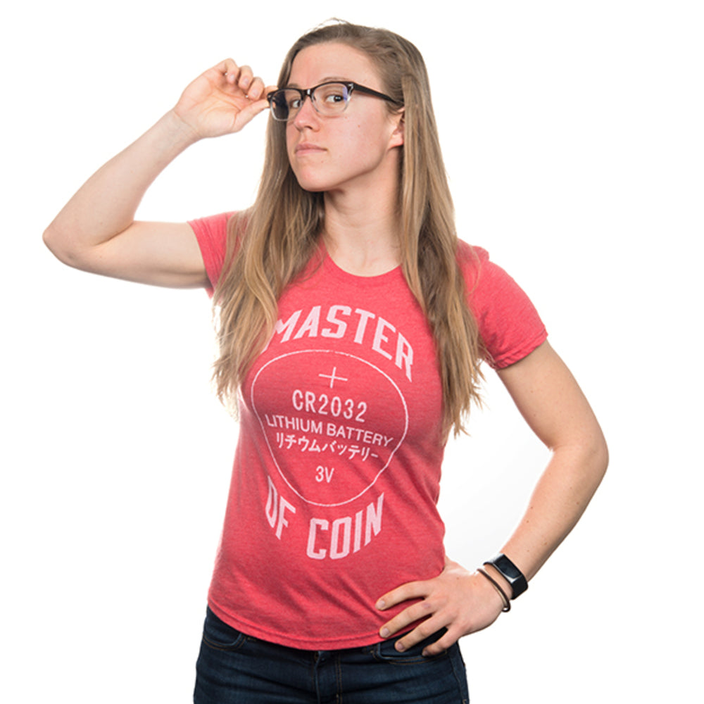 Master of Coin Women's Shirt - Large (Red)
