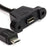 Panel Mount Extension Cables (50cm) - USB micro-B to B