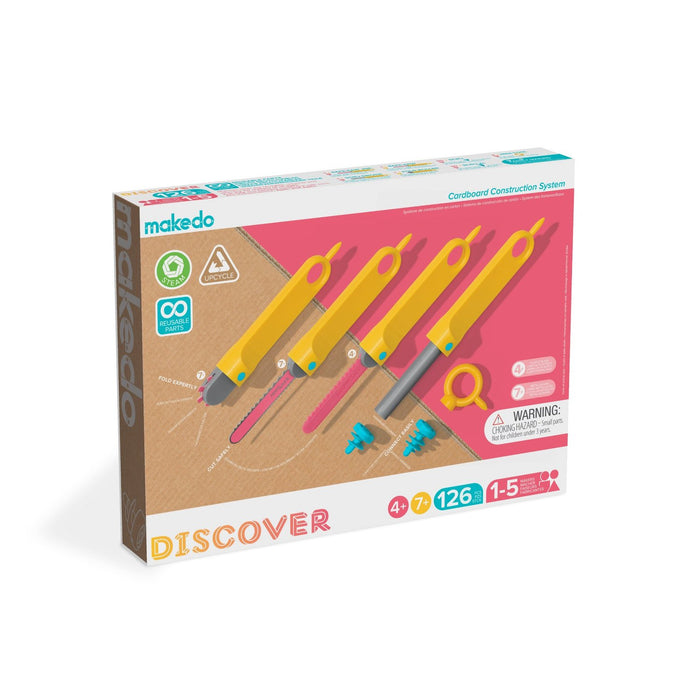 Makedo DISCOVER Kit 126pcs