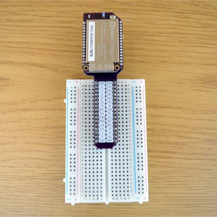 Breadboard Dock for Onion Omega2